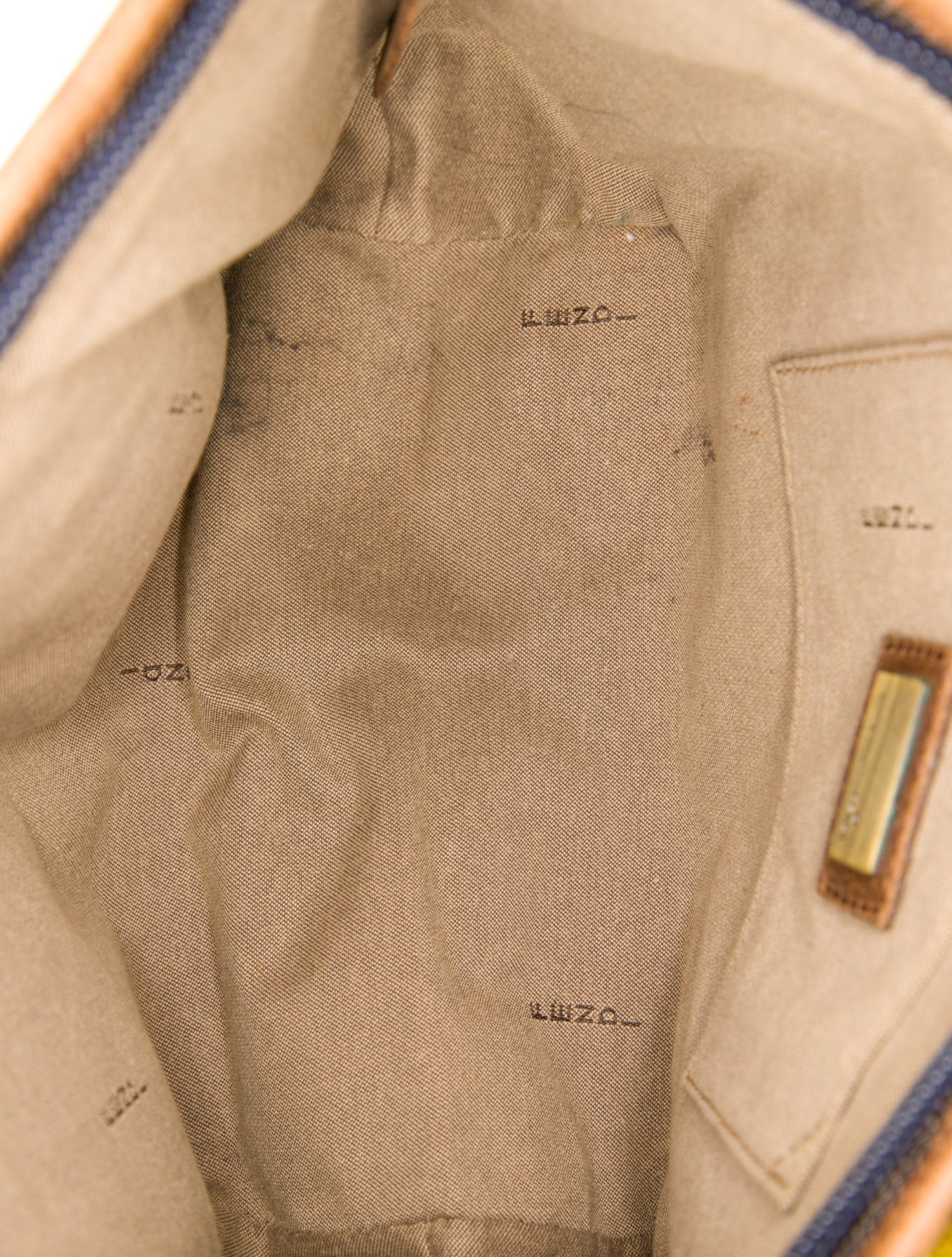 Fendi Denim Top Handle Bag