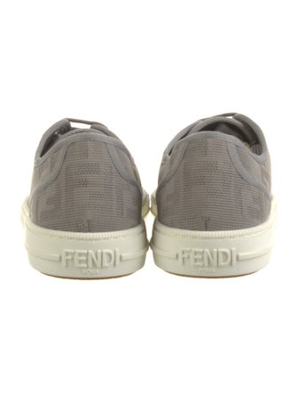 Fendi Zucca FF Logo Canvas Sneakers