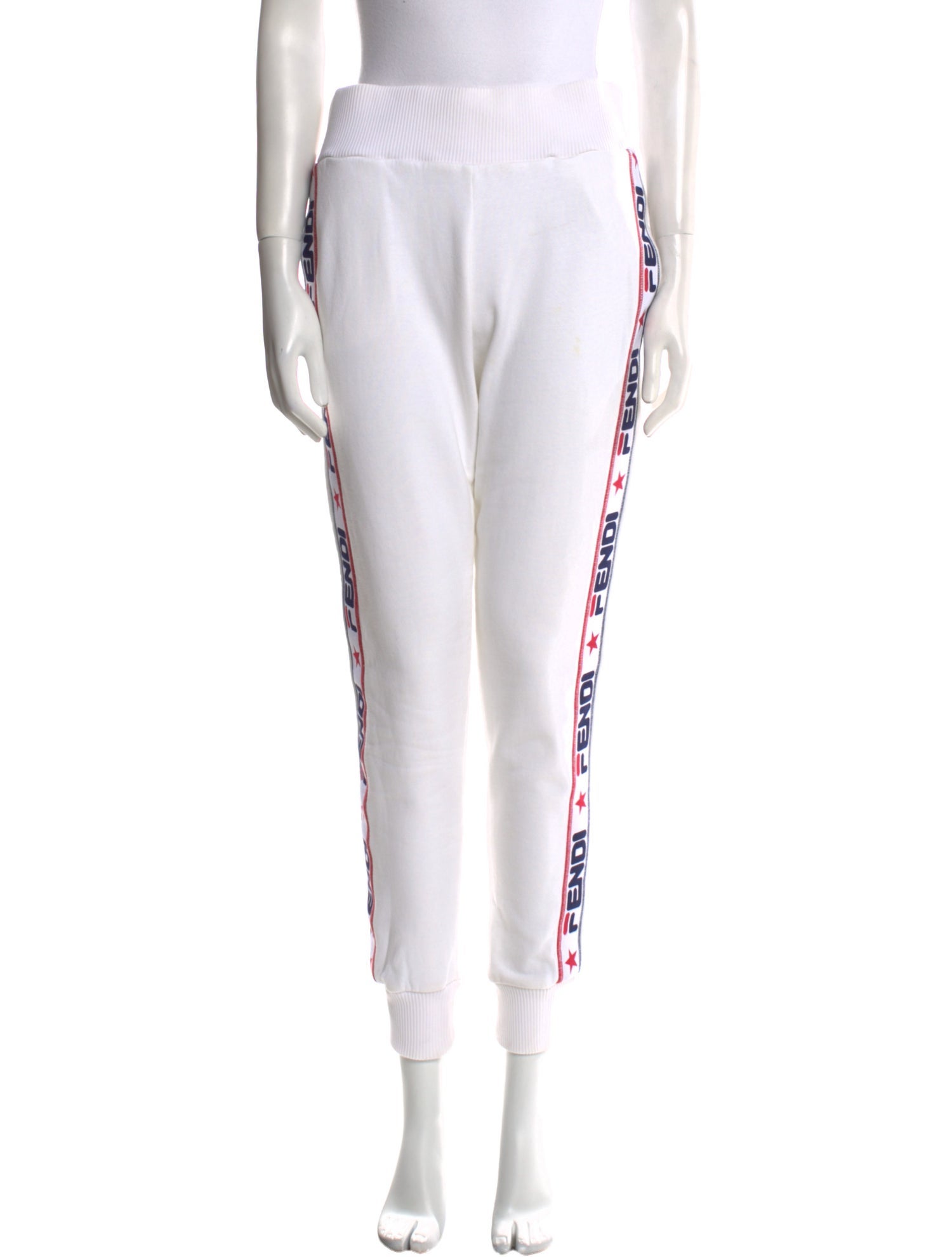 Fendi Graphic Print Skinny Leg Pants
