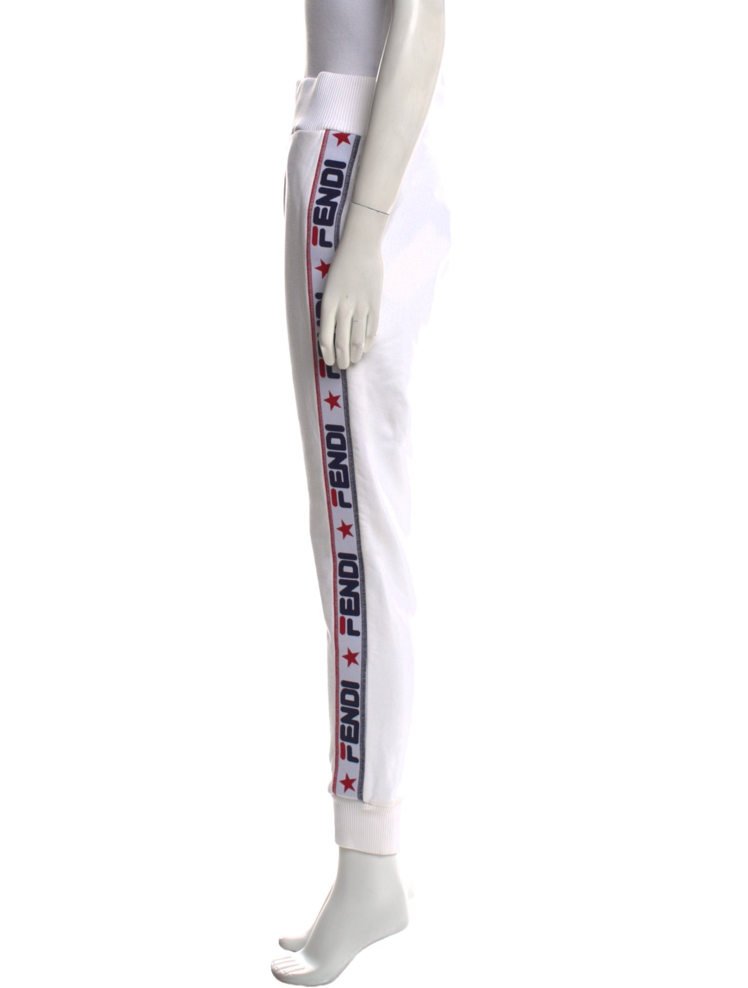 Fendi Graphic Print Skinny Leg Pants