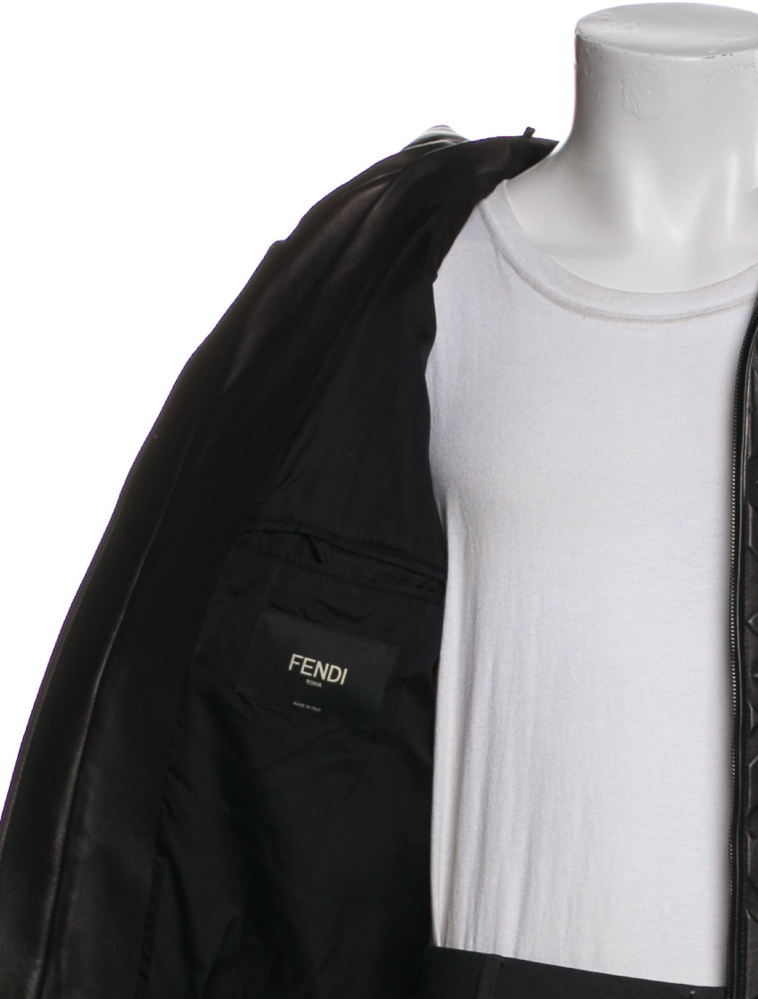 Lamb Leather Puffer Coat