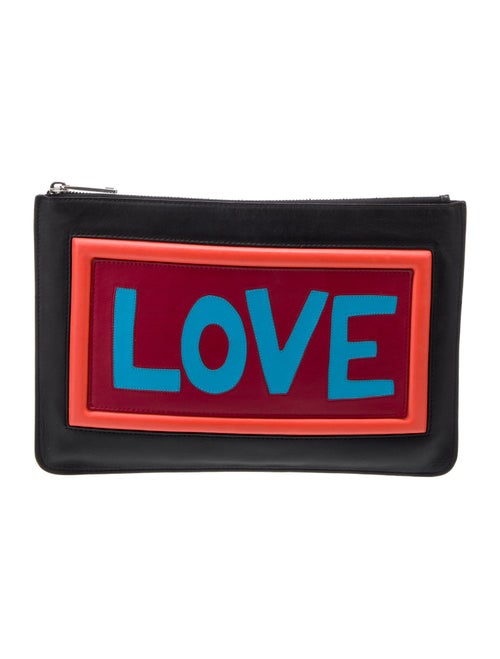 Fendi Leather Clutch
