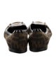 Fendi Zucca FF Logo Canvas Ballet Flats