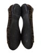 Fendi Zucca FF Logo Canvas Ballet Flats