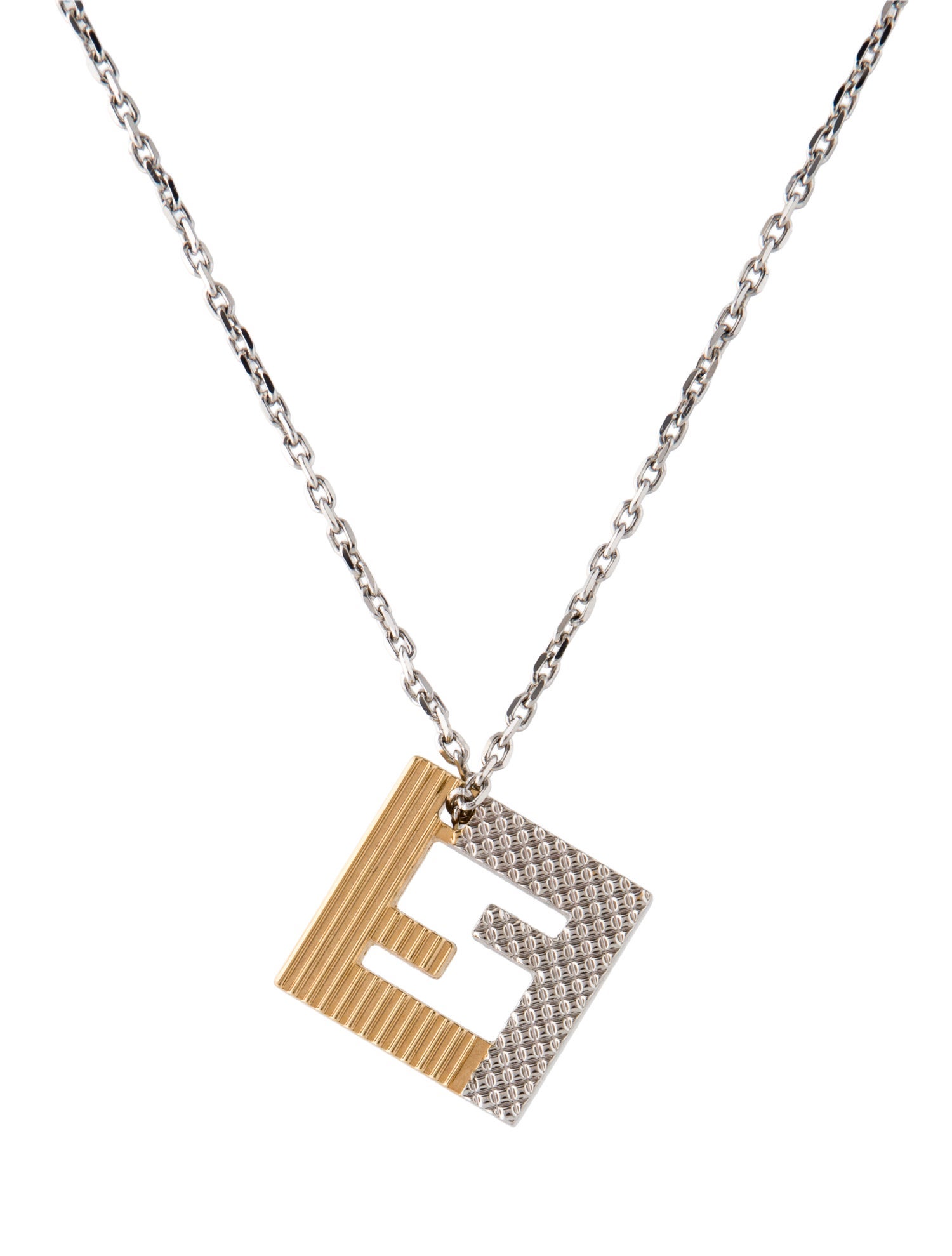 Fendi FF Pendant Necklace