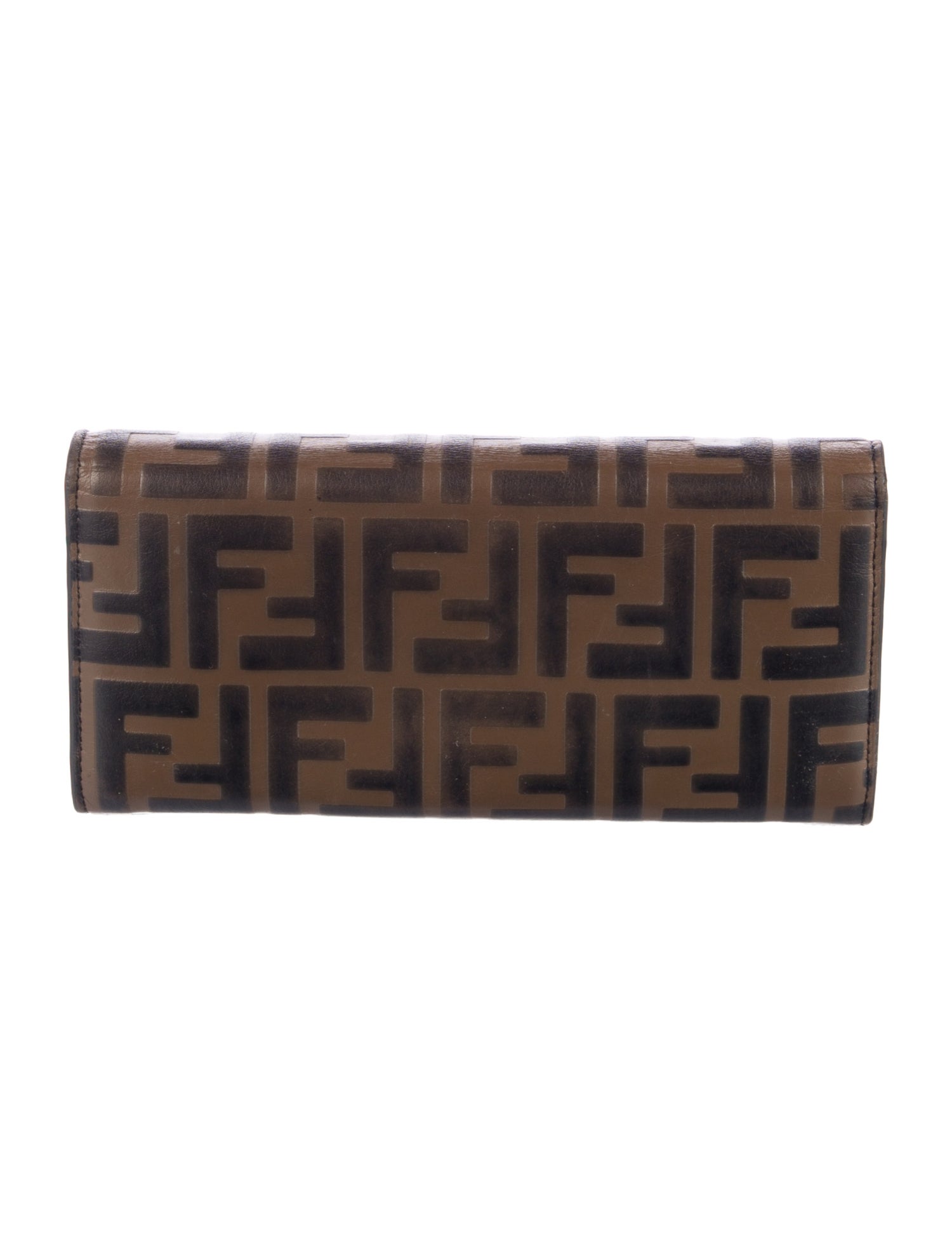 Fendi 2020 Zucca FF Logo Continental Wallet