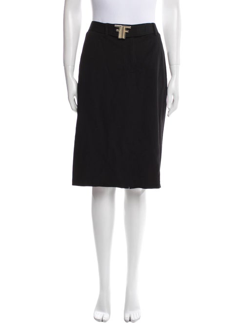 Fendi Wool Knee-Length Skirt