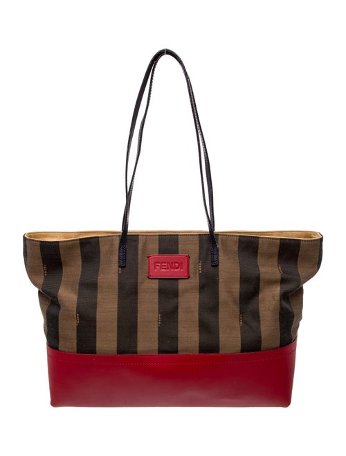 Fendi Pequin Roll Tote Medium