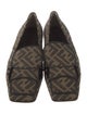 Fendi Zucca FF Logo Canvas Loafers