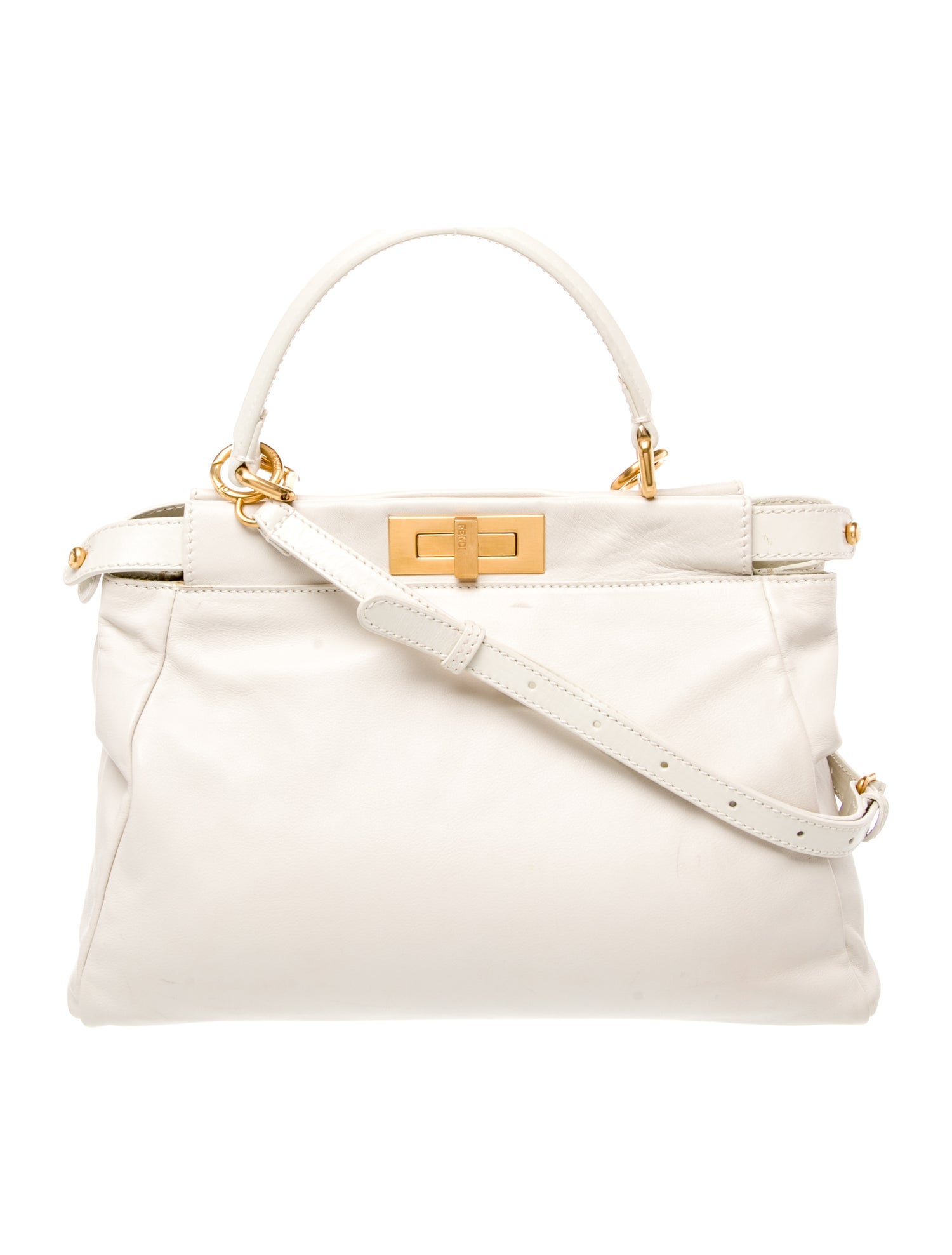 Fendi Leather Peekaboo Medium