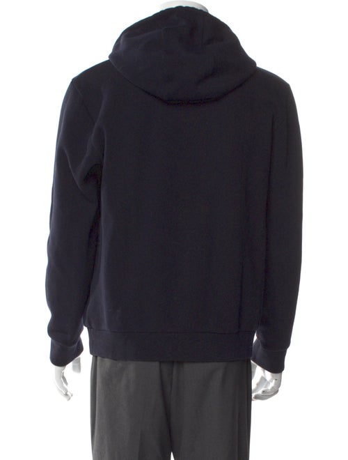 Fendi Graphic Print Mock Neck Hoodie