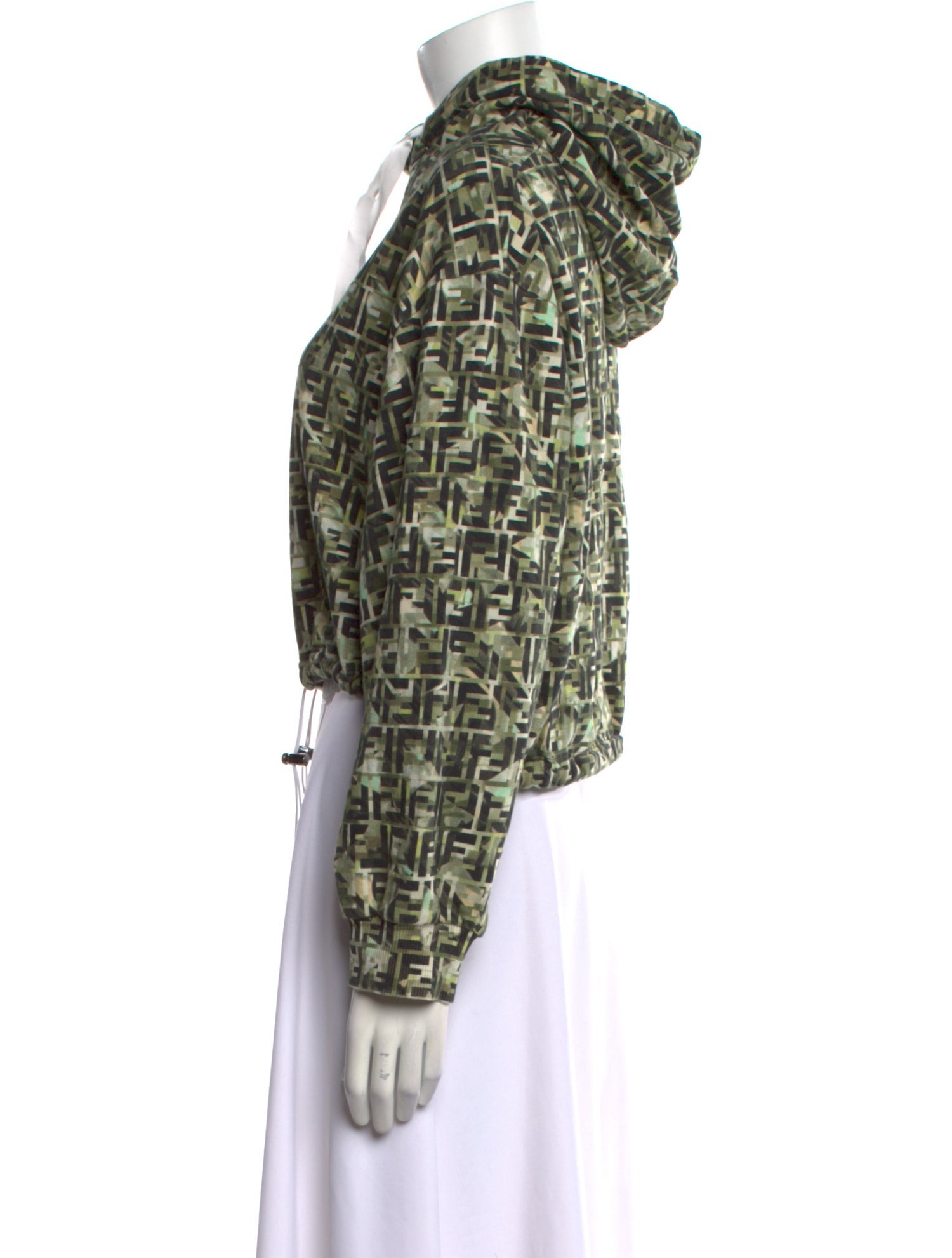 Fendi Printed Mock Neck Sweatshirt