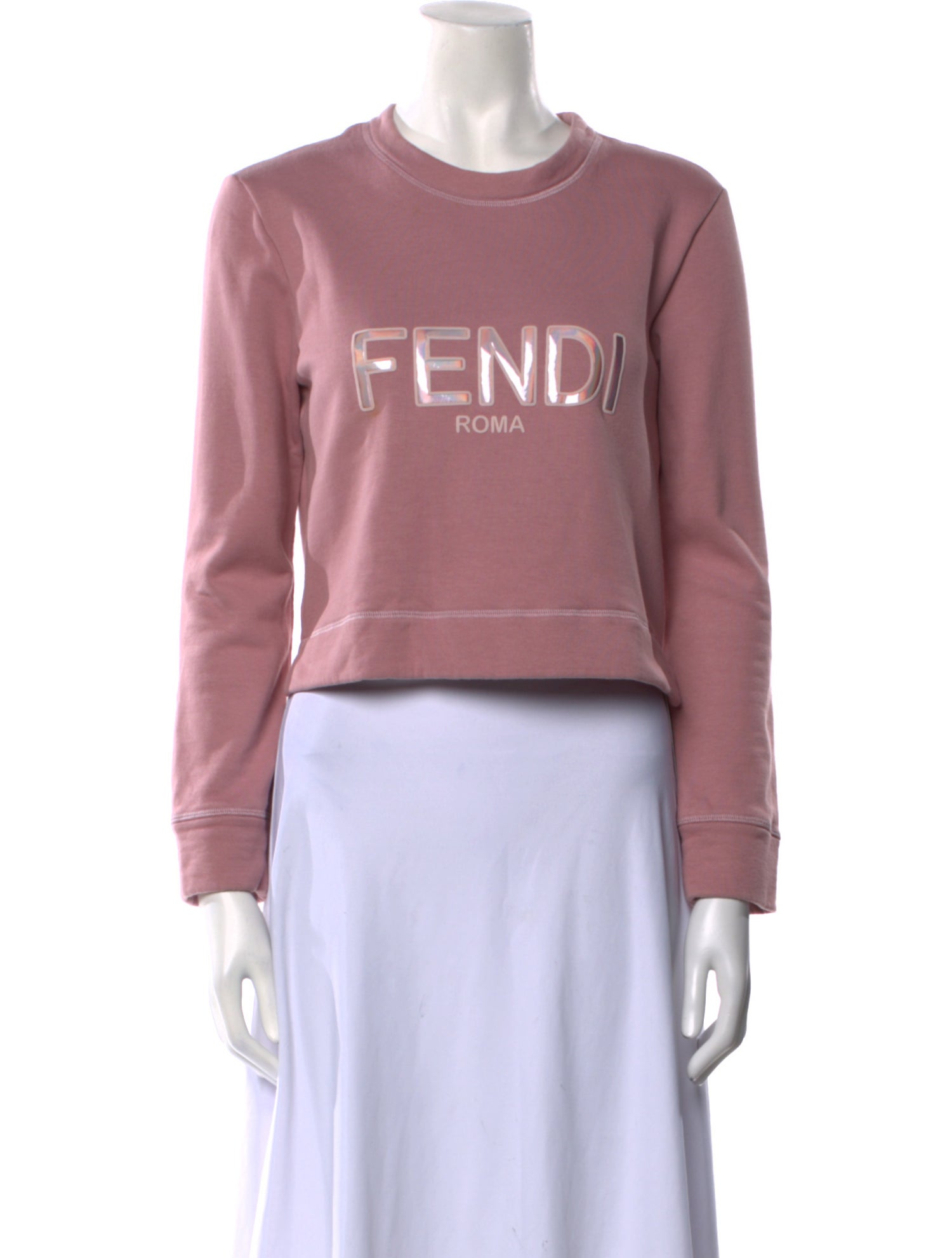 Fendi Graphic Print Crew Neck Sweatshirt