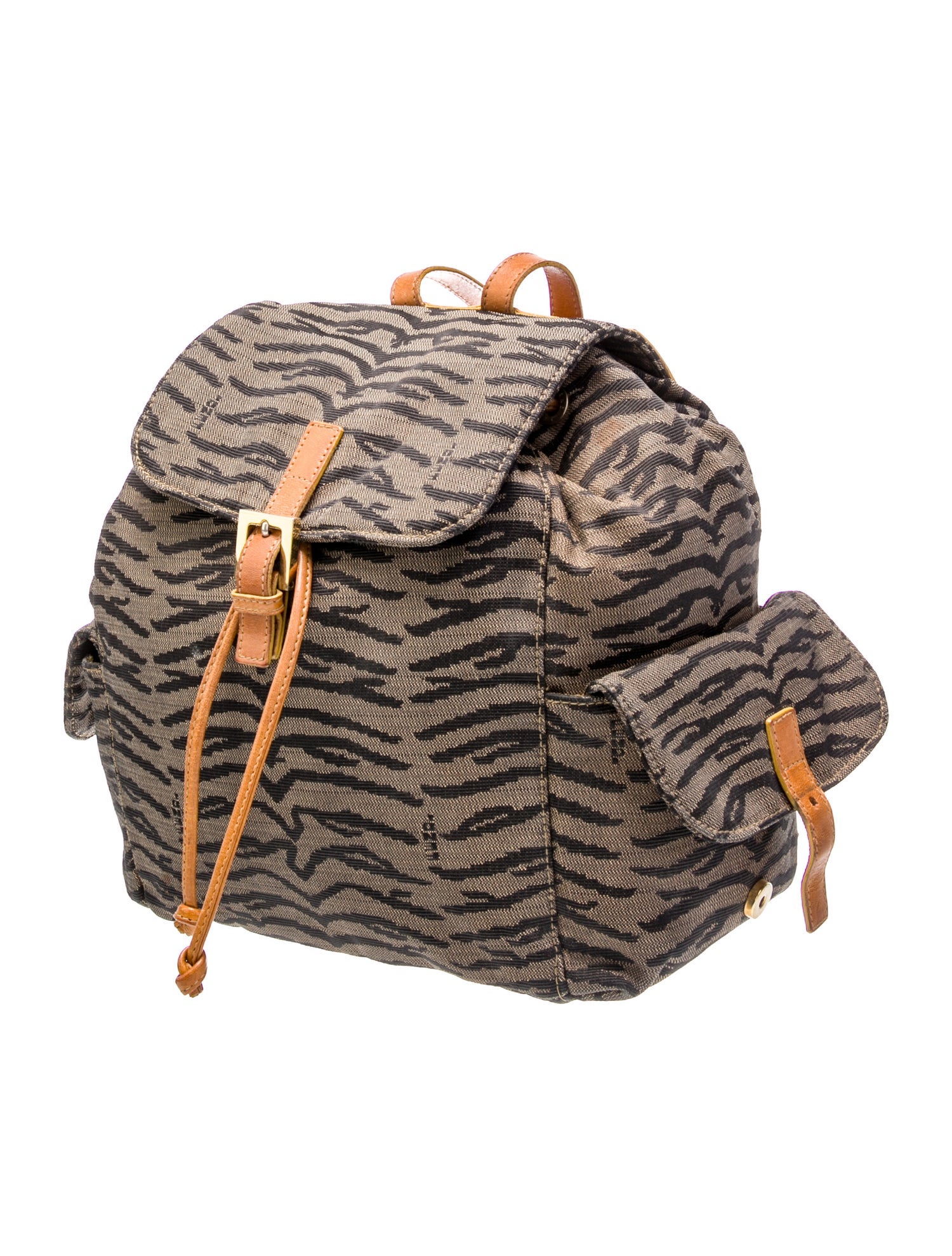 Fendi Canvas Backpack