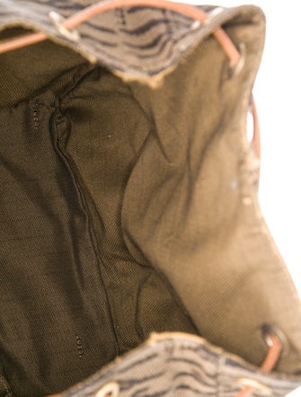 Fendi Canvas Backpack