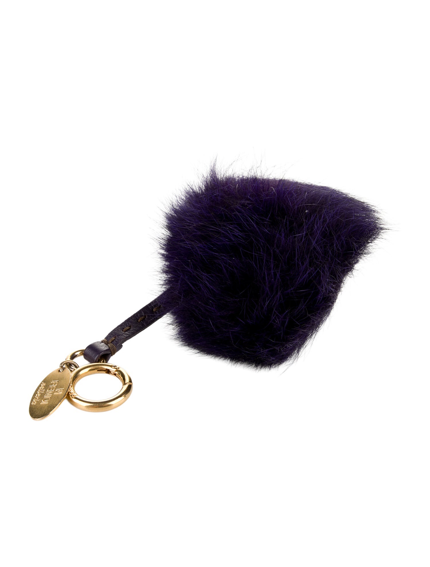 Fendi Pom Pom KeyChain w/Tags
