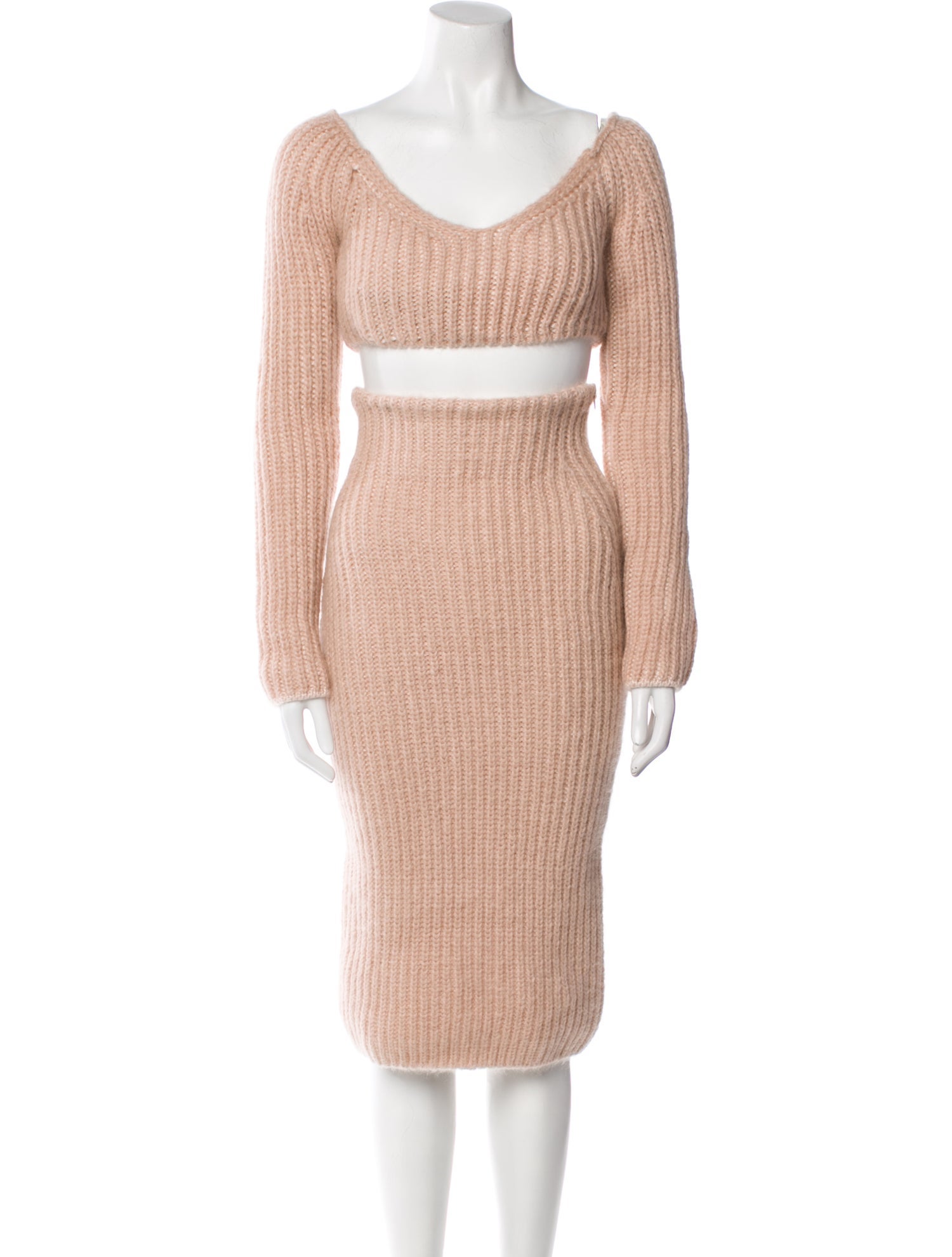 Fendi Mohair Skirt Set