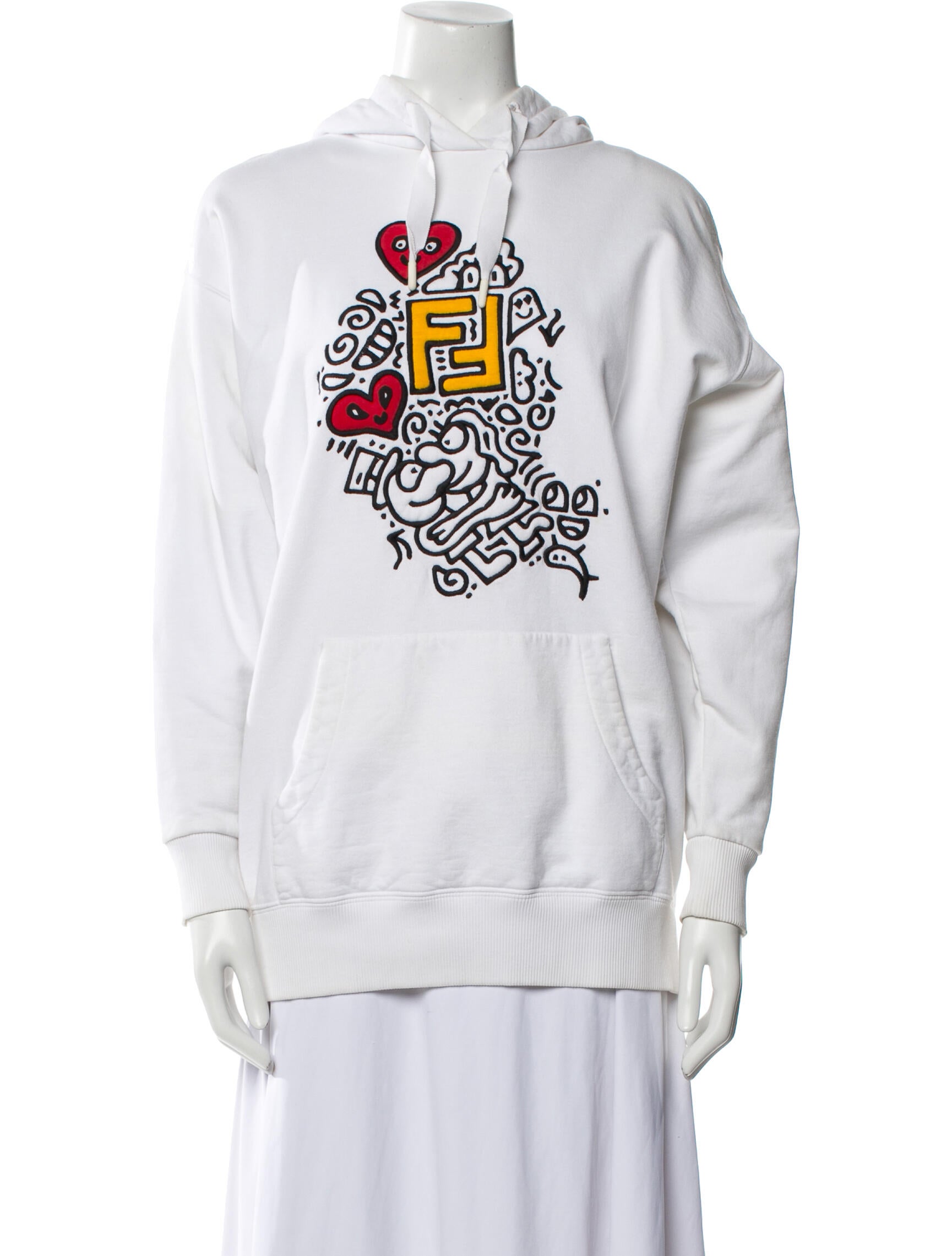 Fendi Graphic Print Crew Neck Sweatshirt