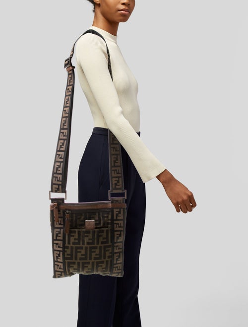 Fendi Zucca FF Shoulder Bag