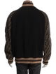 Fendi Zucca FF Logo Wool Bomber Jacket