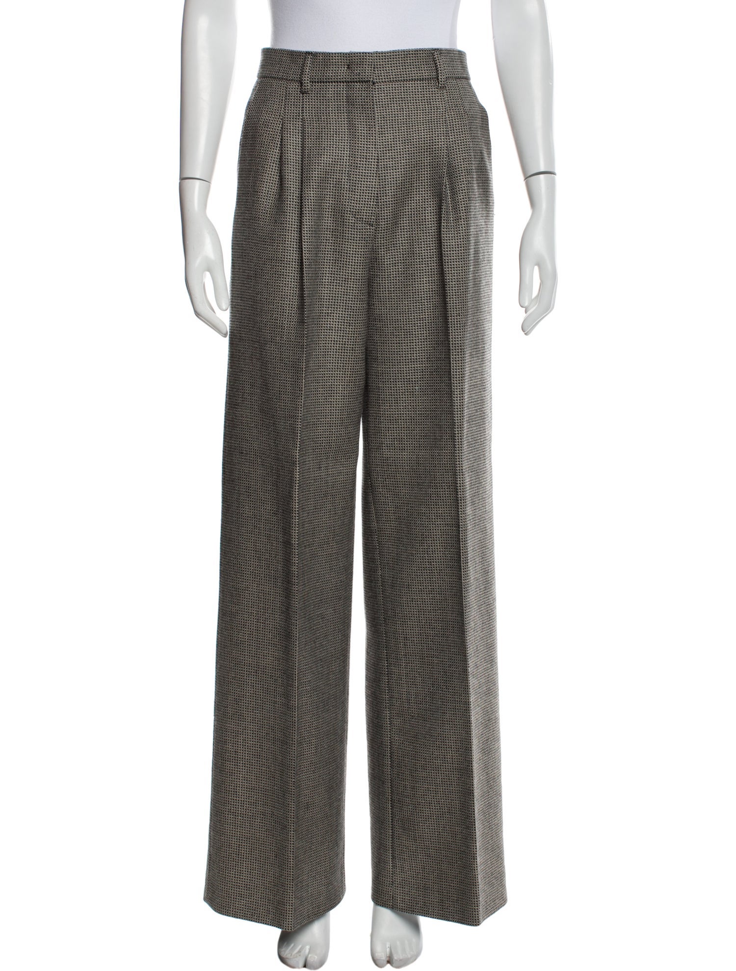 Fendi Wool Wide Leg Pants