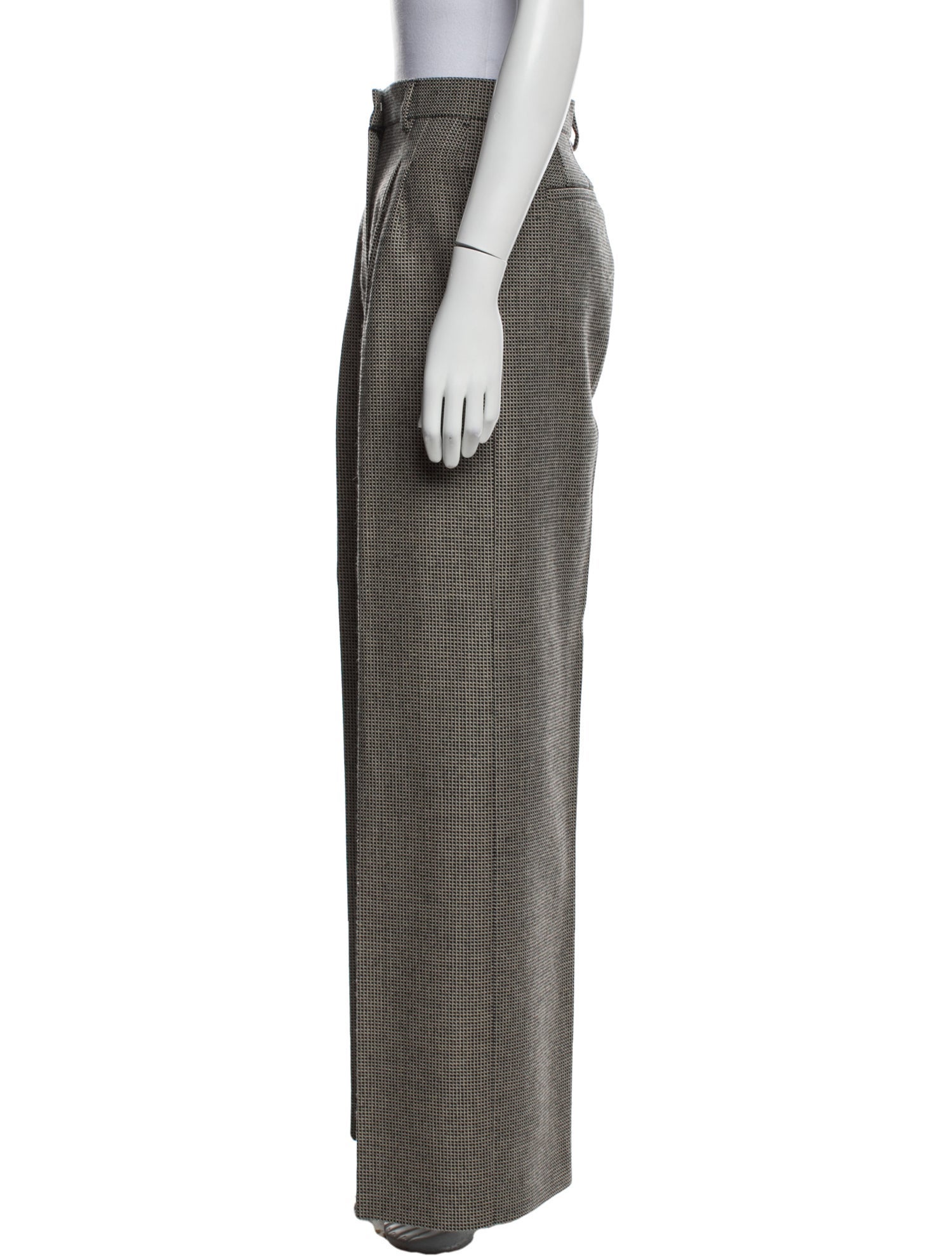 Fendi Wool Wide Leg Pants