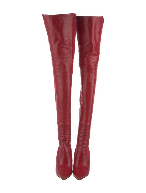 Fendi Leather Sock Boots