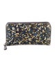 Fendi Leather Camouflage Print Continental Wallet