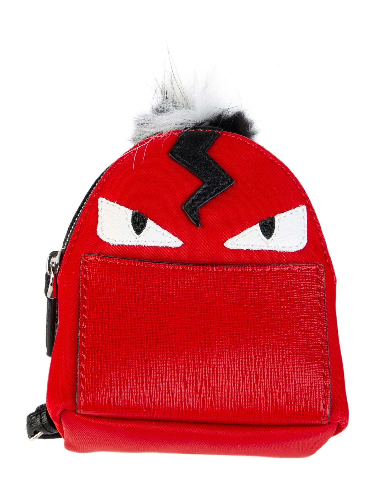 Fendi Leather Monster Keychain