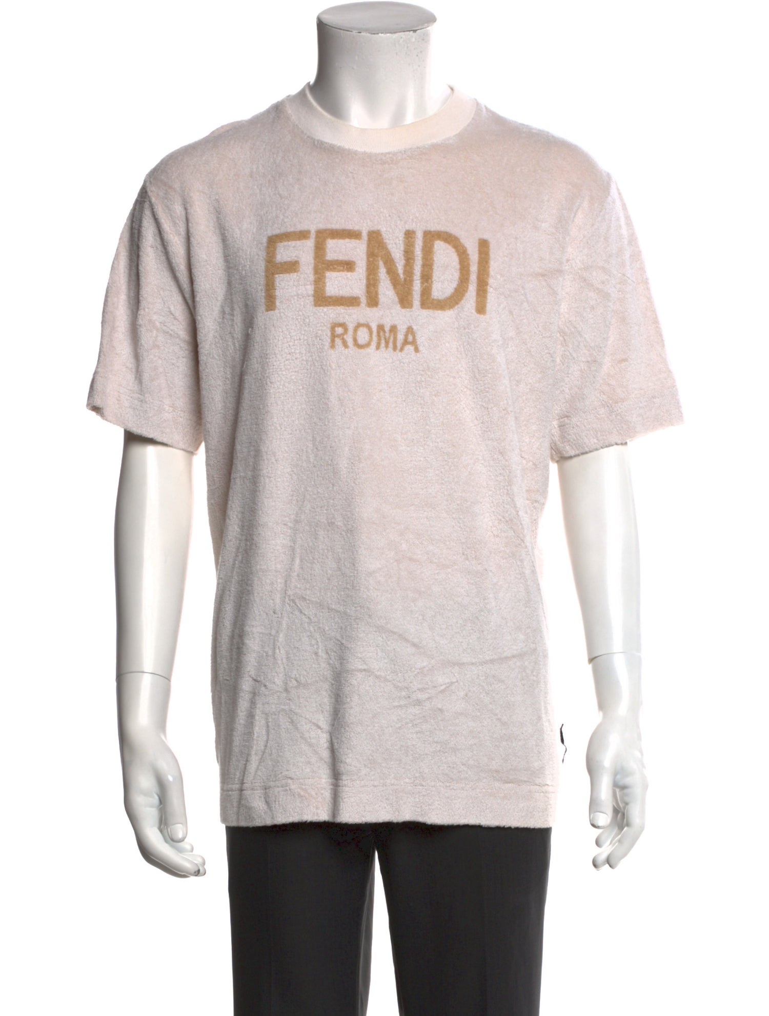 Fendi Graphic Print Crew Neck T-Shirt