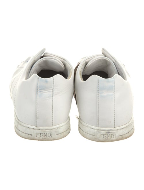 Fendi Zucca FF Logo Leather Sneakers