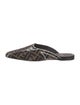 Fendi Zucca FF Logo Printed Mules