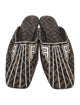 Fendi Zucca FF Logo Printed Mules