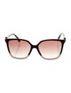 Fendi Oversize Gradient Sunglasses