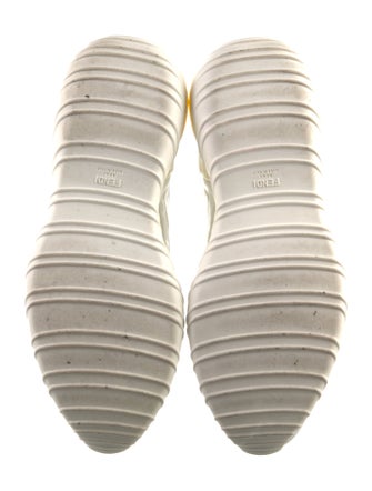 Fendi Zucca FF Logo Leather Chunky Sneakers