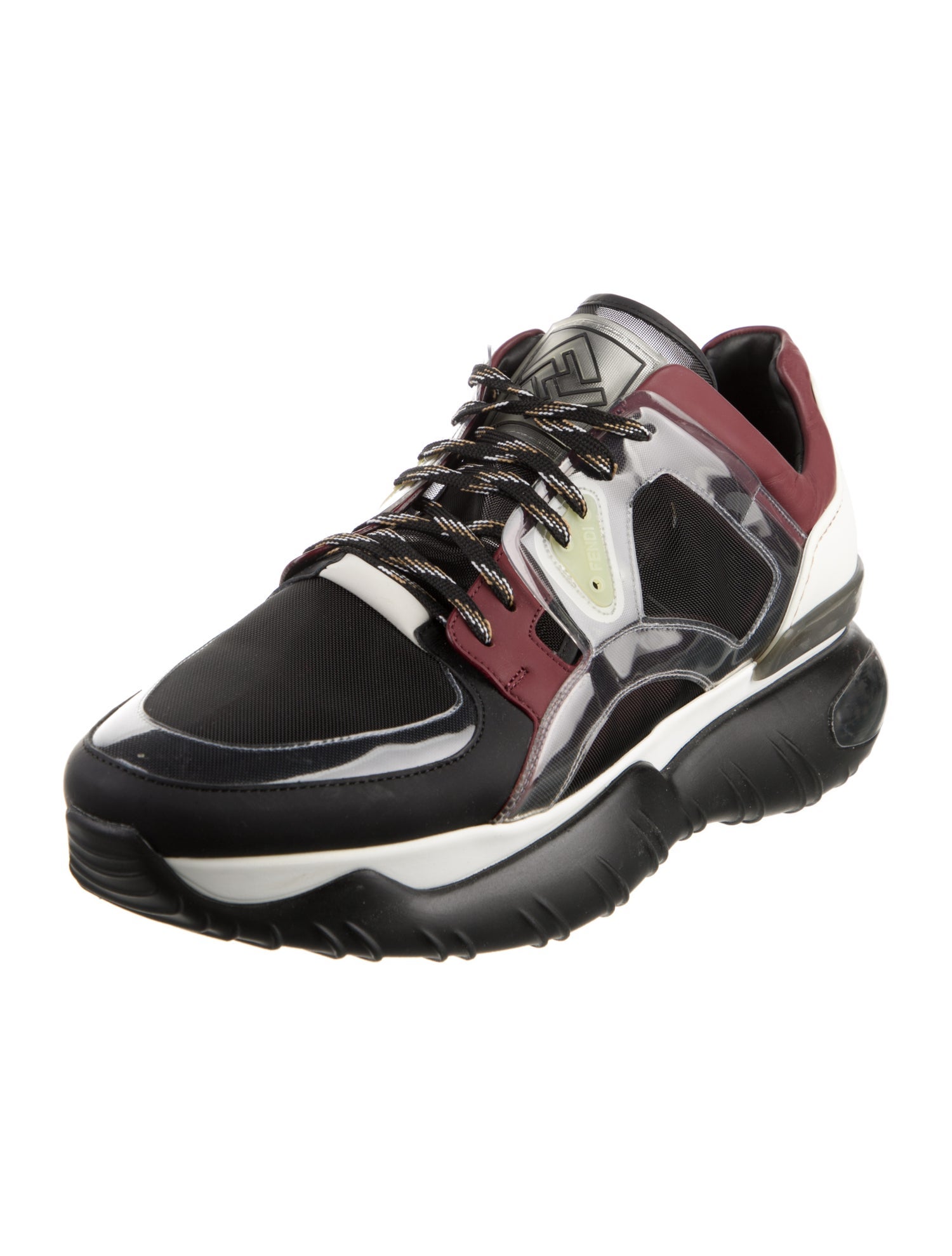 Fendi Zucca FF Logo Mesh Sneakers