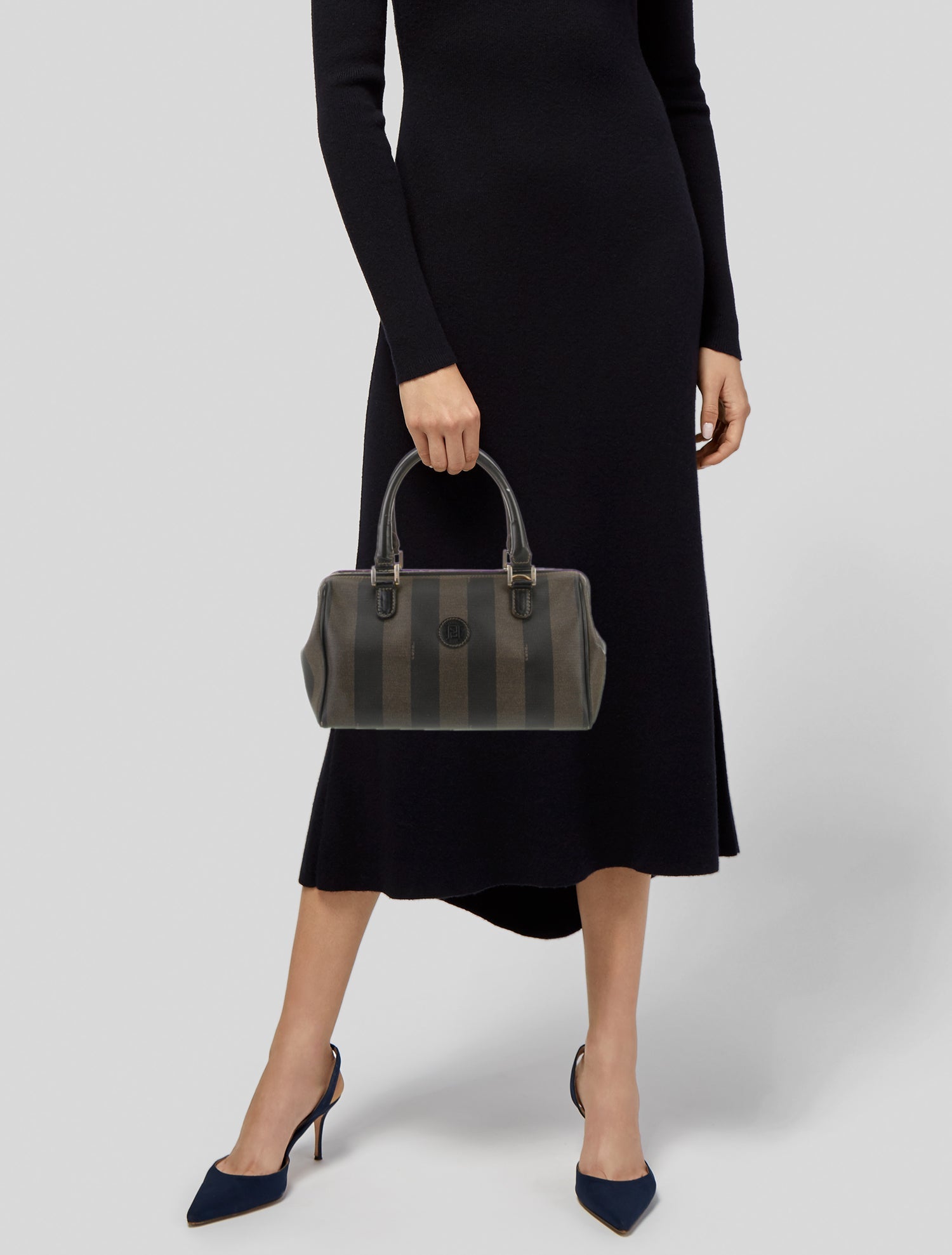 Fendi Pequin Pequin Top Handle Bag