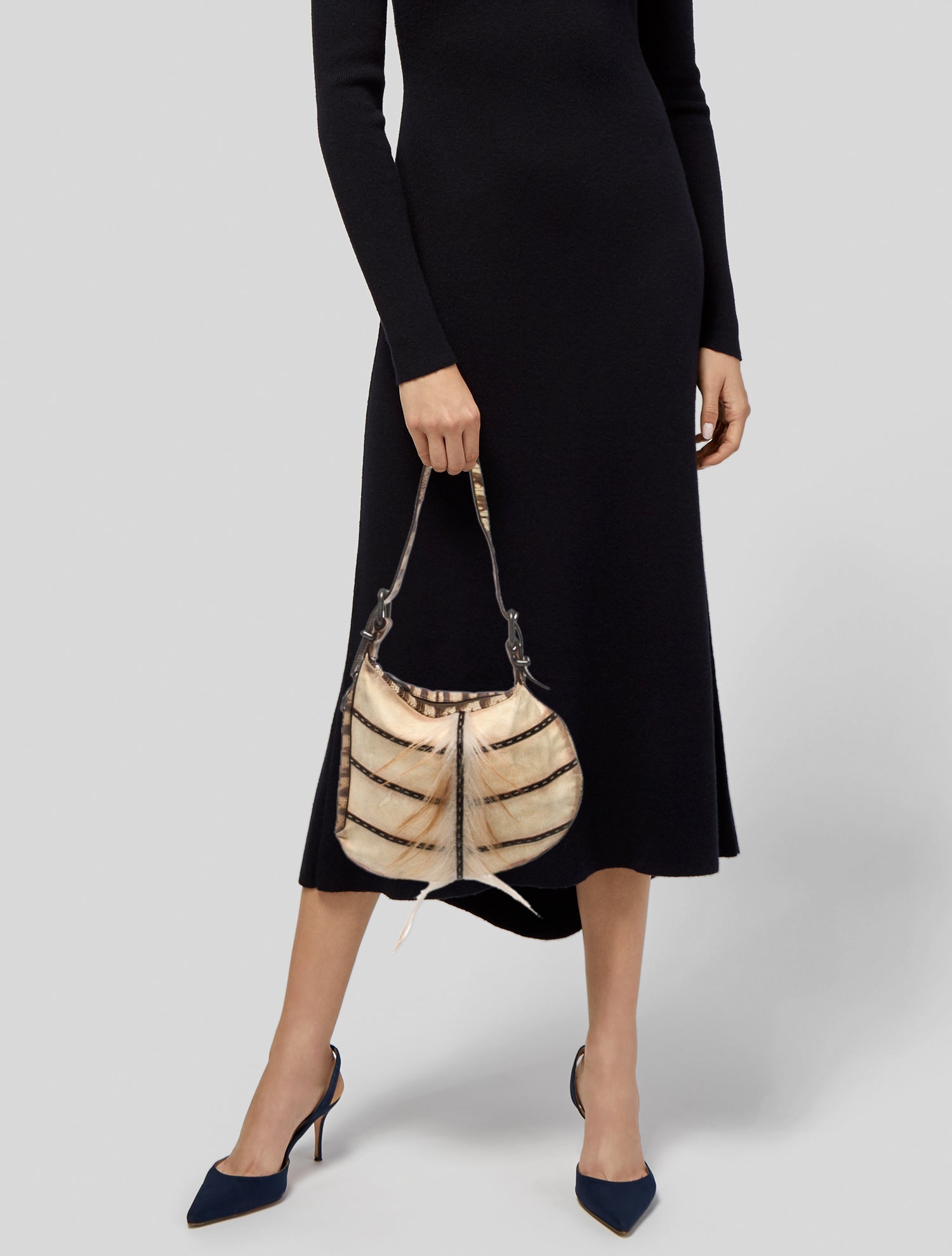 Fendi Leather Shoulder Bag