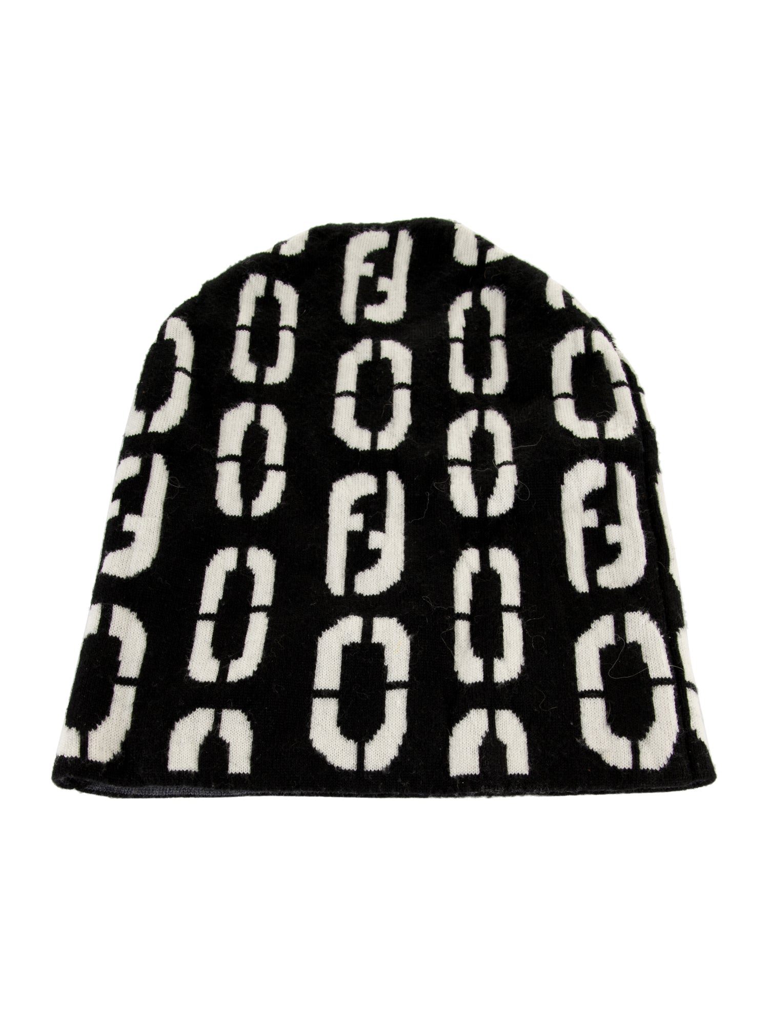 Fendi Printed Wool Beanie