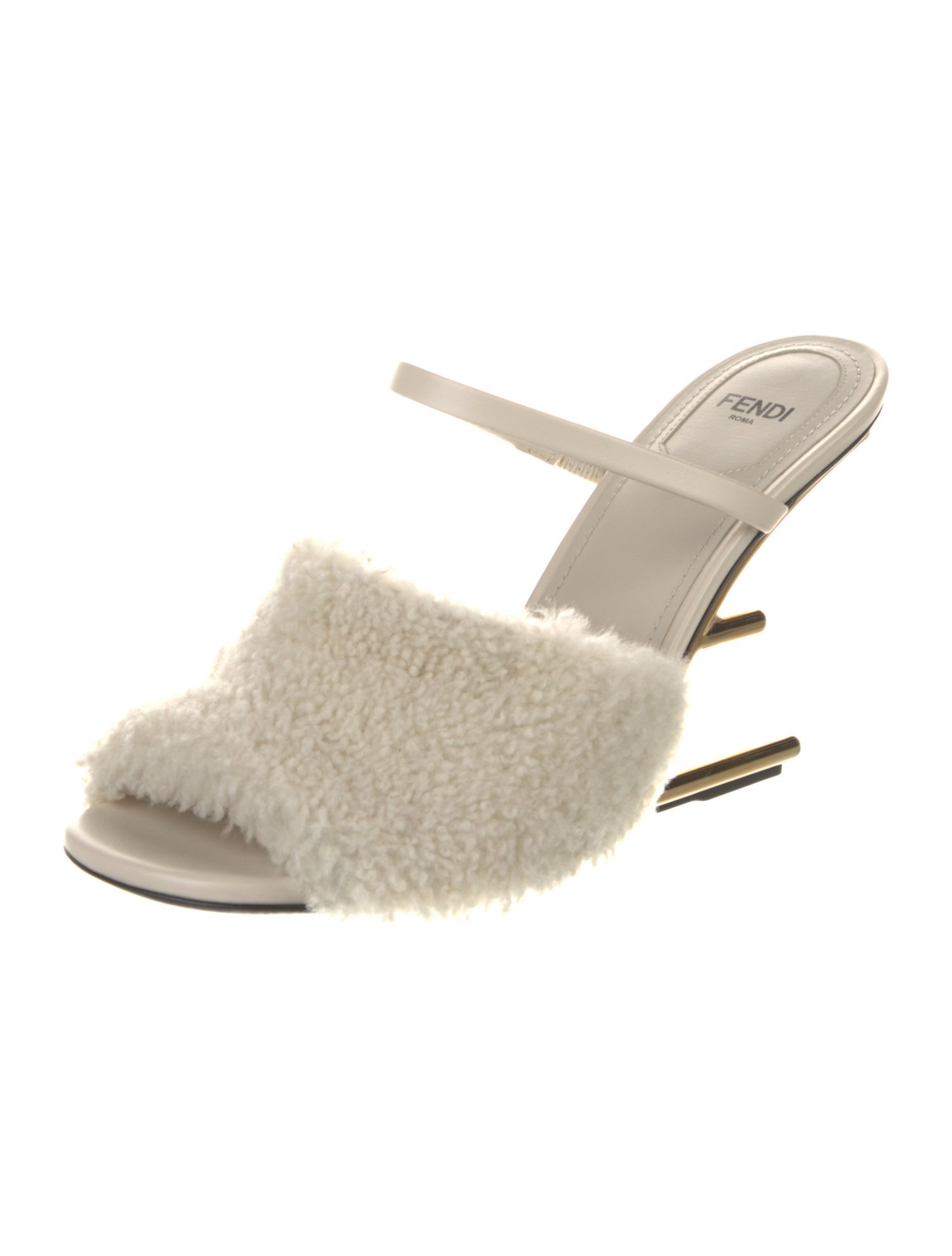 Fendi First Shearling Slides