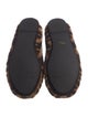 Fendi Zucca FF Logo Shearling Loafers