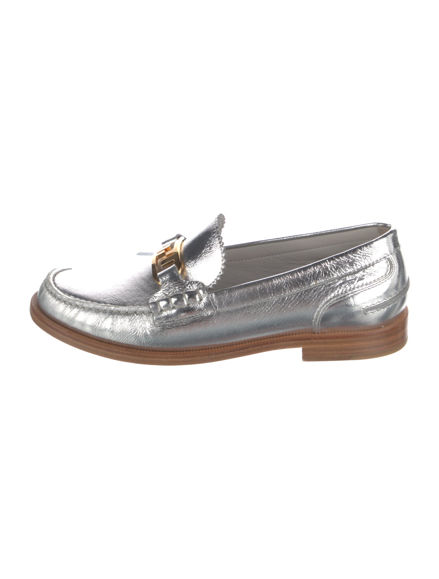 Fendi Leather Loafers