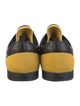 Fendi Monsters Motif Leather Sneakers