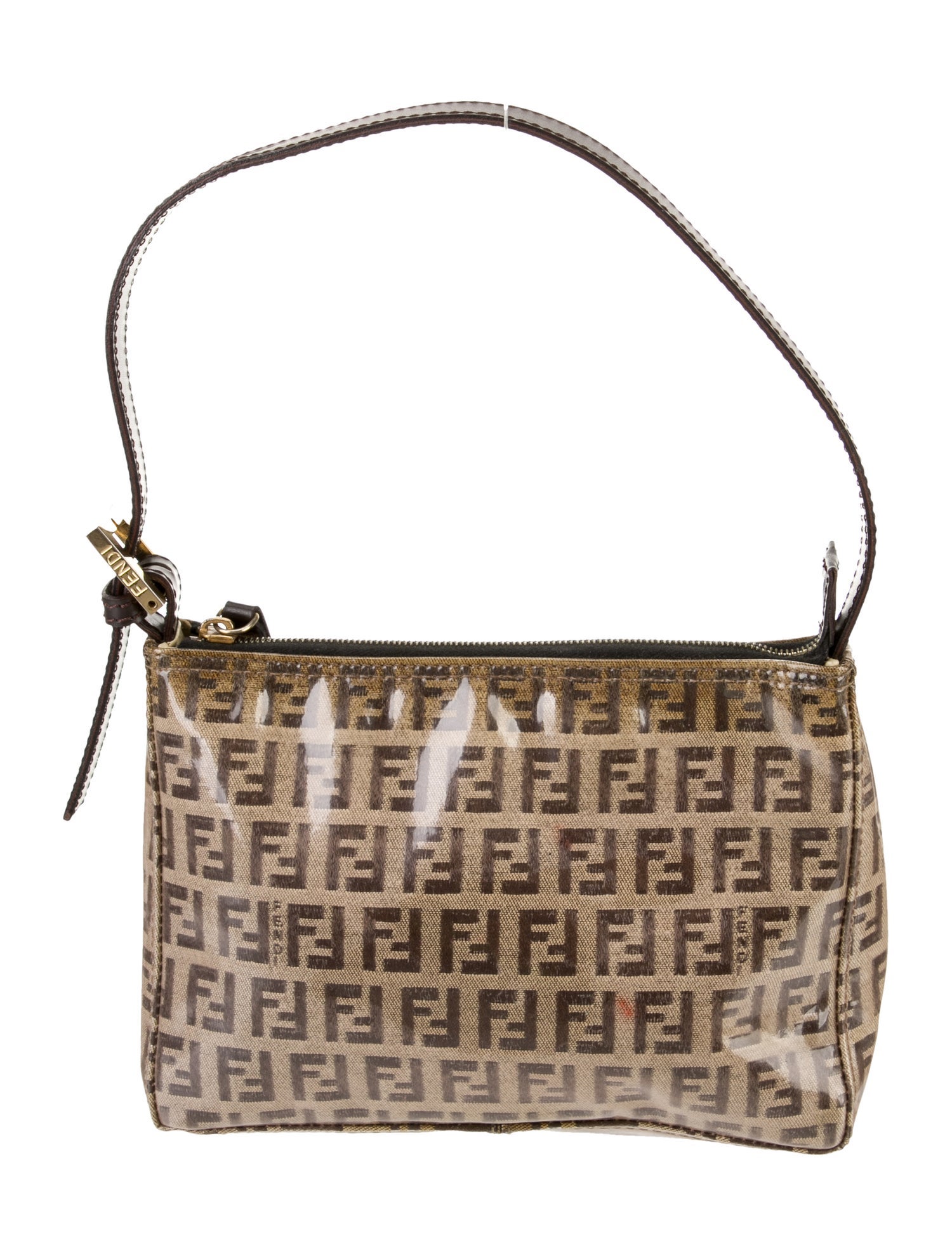 Fendi Zucchino FF Top Handle Bag Vintage