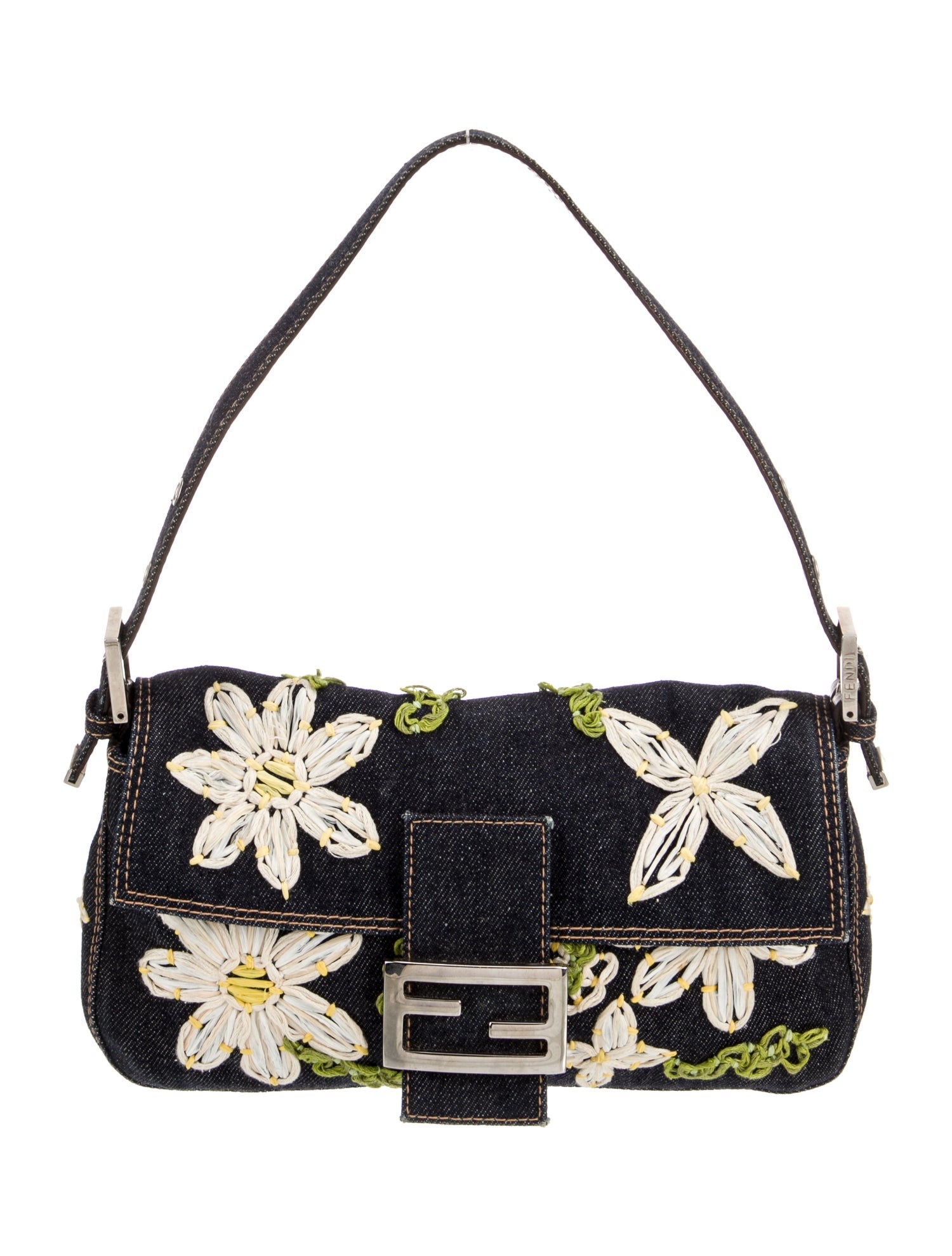 Fendi Denim Baguette