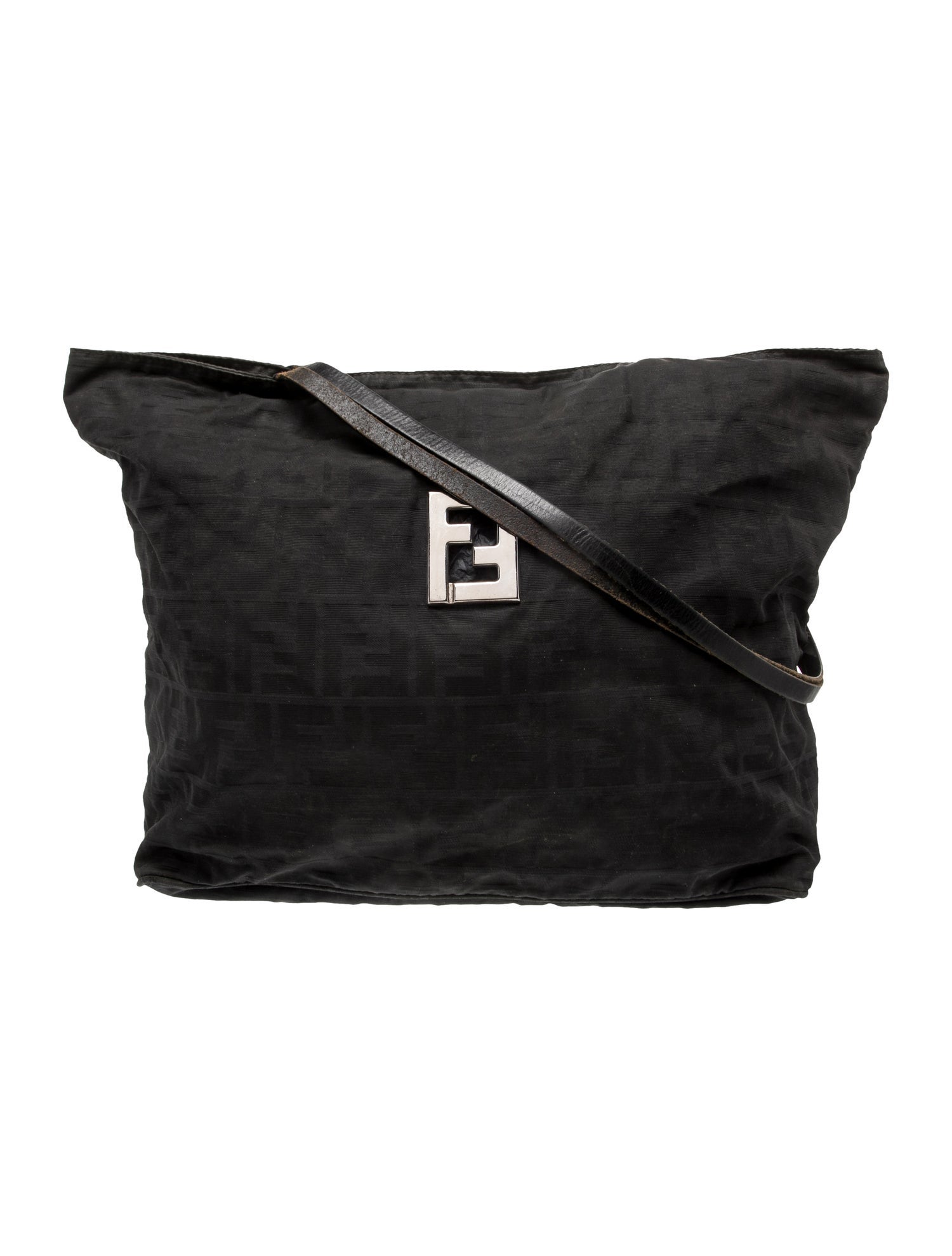 Fendi Zucca FF Messenger Bag Vintage