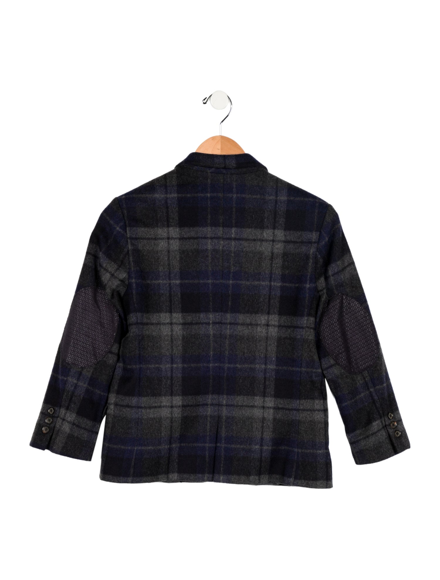 Fendi Boys' Wool Checkprint Jacket