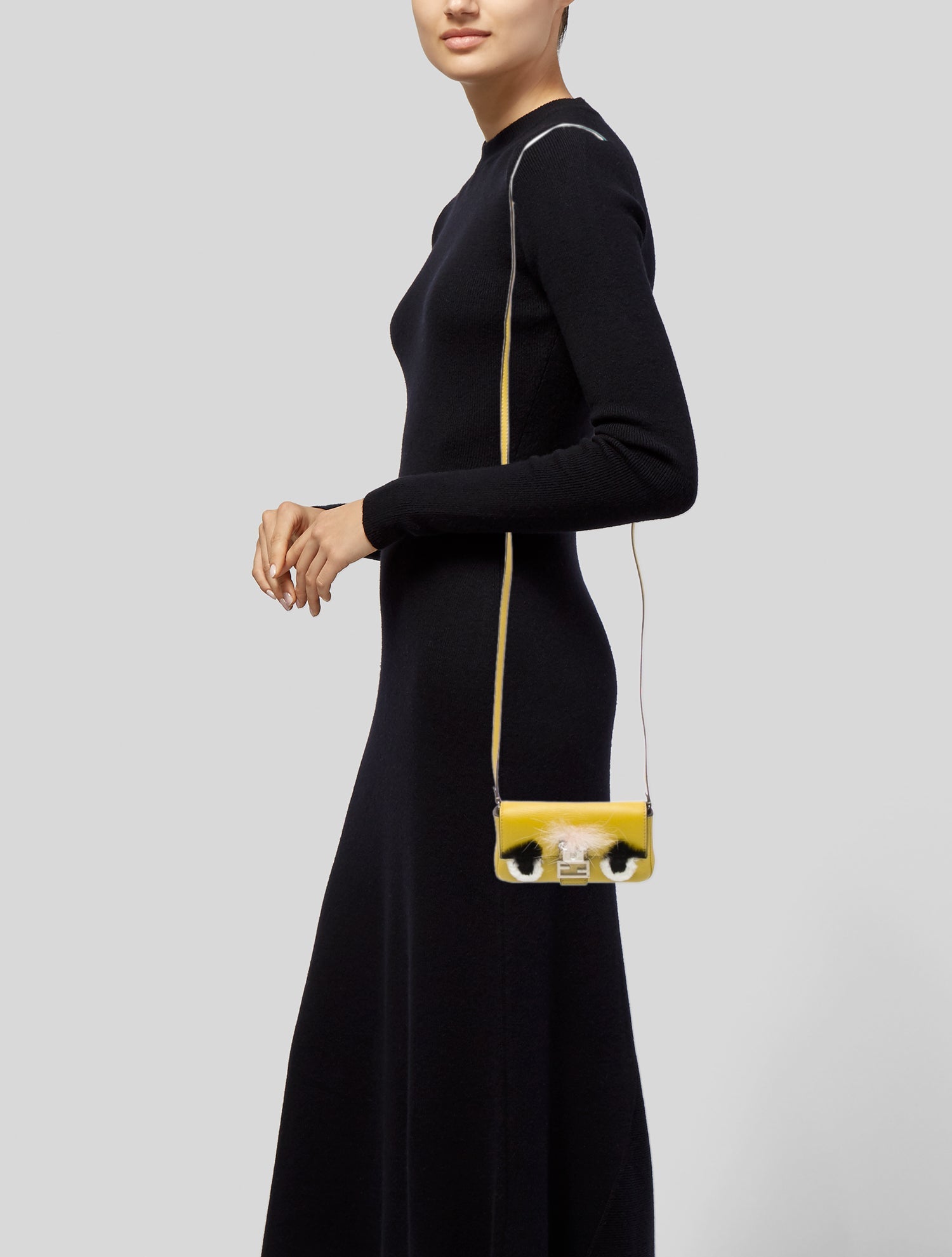 Fendi Zucca FF Baguette Micro