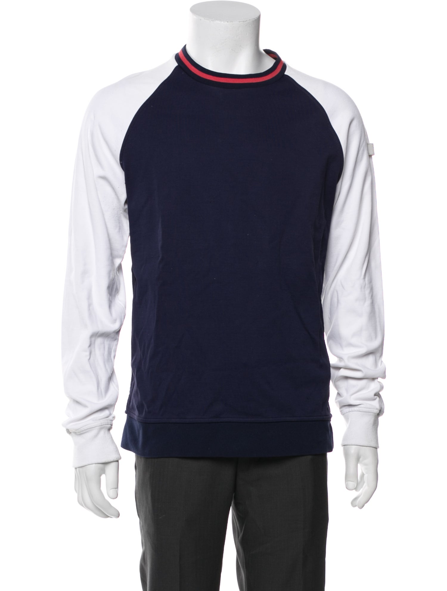 Fendi Colorblock Pattern Crew Neck Sweatshirt