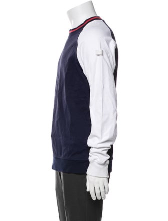 Fendi Colorblock Pattern Crew Neck Sweatshirt